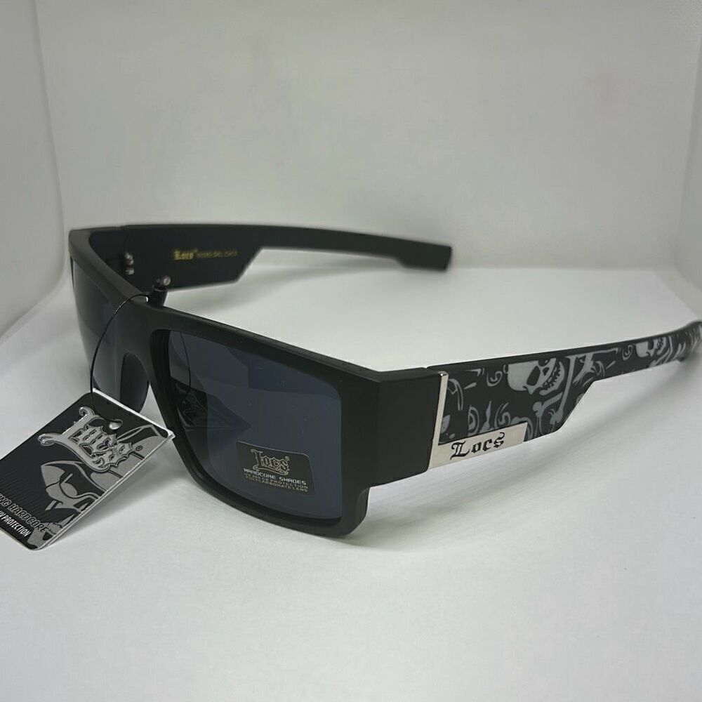 Locs Mens Skull Hardcore Sunglasses